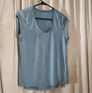Prana Aquamarine Oversized Tee Size XS